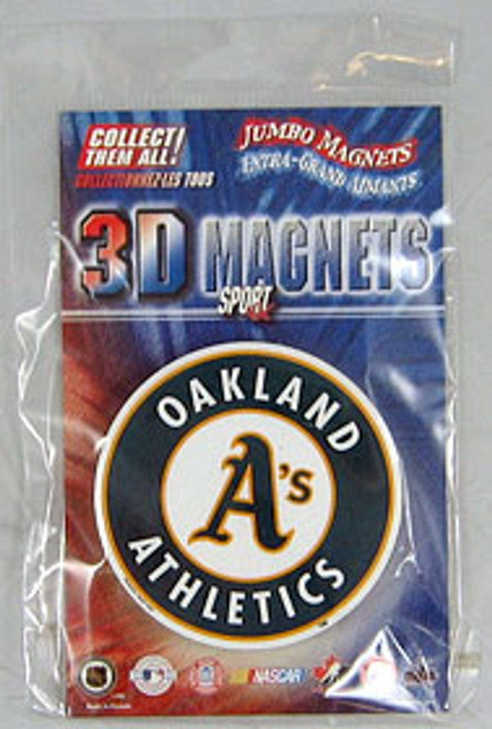 Oakland Athletics Oakland Athletics Magnet Jumbo 3D CO 626551103214