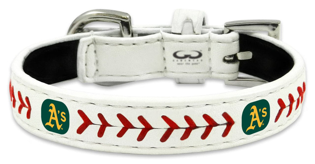 Pet Fan Gear Collar Oakland Athletics Pet Collar Classic Baseball Leather Size Toy 844214052451