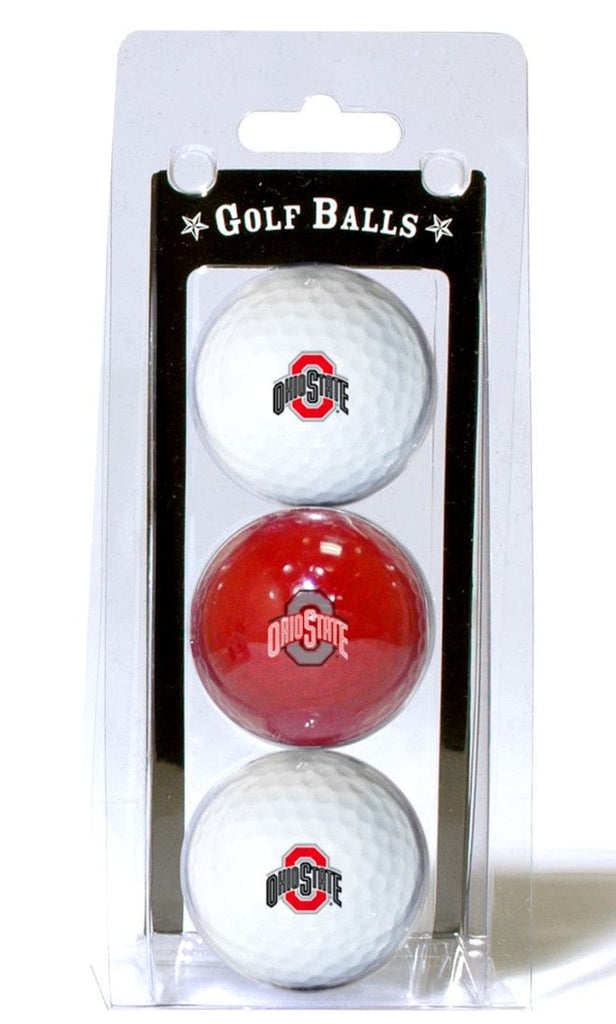 Golf Balls 3 Pack Ohio State Buckeyes 3 Pack of Golf Balls 637556228055