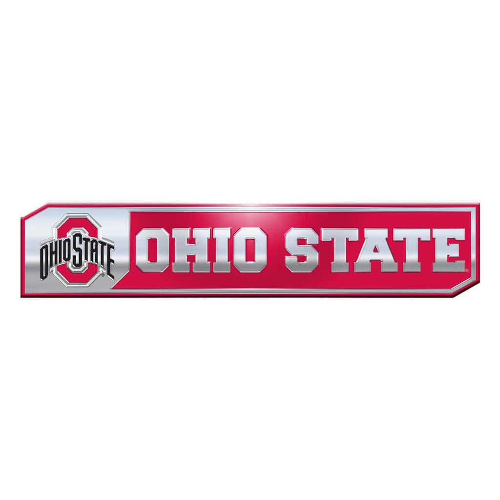 Auto Emblem Color Ohio State Buckeyes Auto Emblem Truck Edition 2 Pack 681620294491