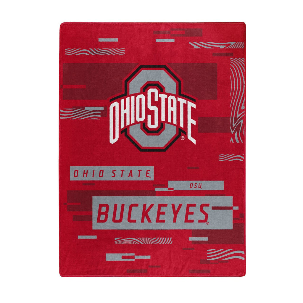 Blankets Ohio State Buckeyes Blanket 60x80 Raschel Digitize Design 190604332369