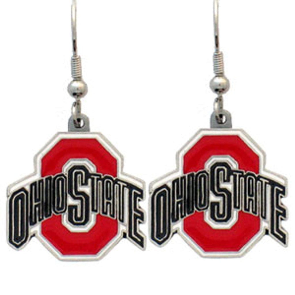 Jewelry Earrings Dangle Ohio State Buckeyes Dangle Earrings 754603481383