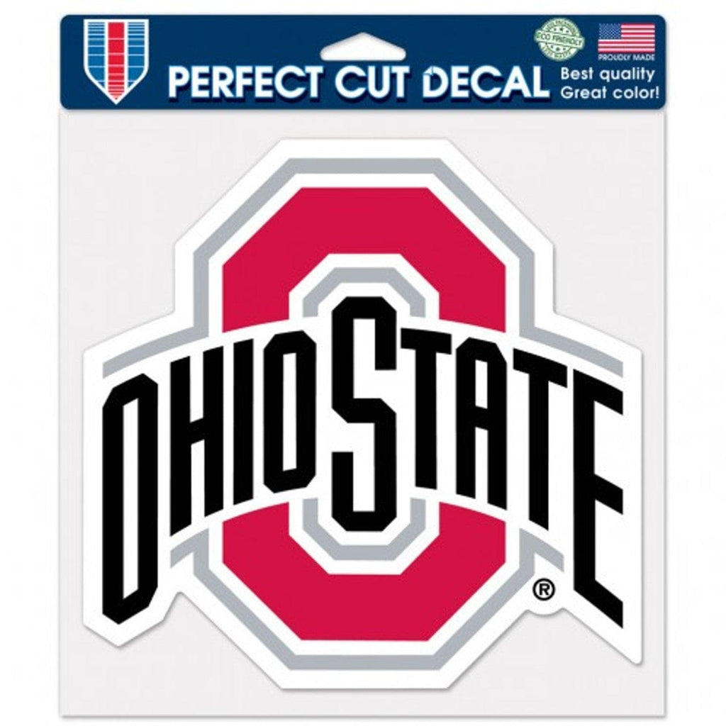 Decal 8x8 Perfect Cut Color Ohio State Buckeyes Decal 8x8 Die Cut Color 032085805195
