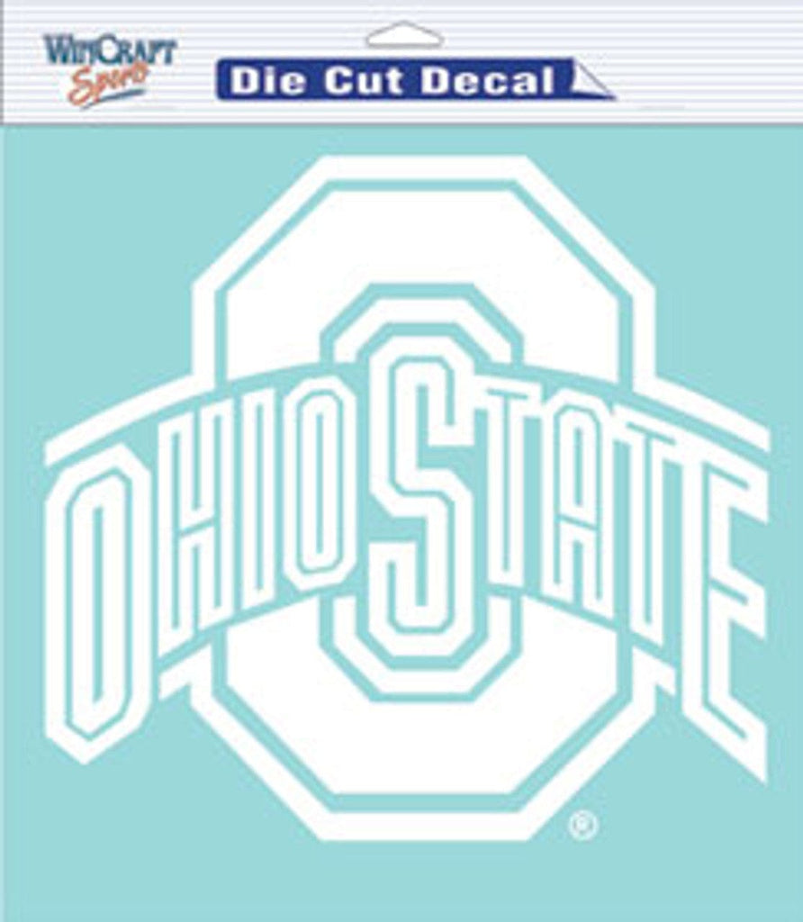 Decal 8x8 Perfect Cut White Ohio State Buckeyes Decal 8x8 Die Cut White 032085258038
