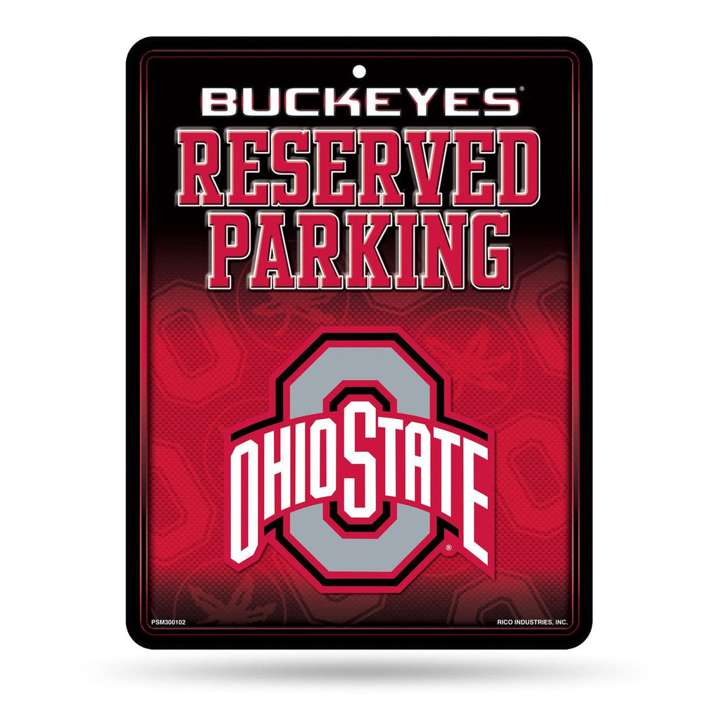 Sign Metal Parking Ohio State Buckeyes Sign Metal Parking 094746553586