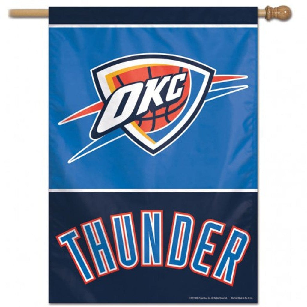 Banner 28x40 Oklahoma City Thunder Banner 28x40 Vertical - Special Order 032085016225