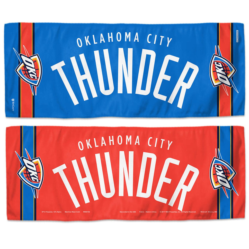 Towel Cooling Oklahoma City Thunder Cooling Towel 12x30 - Special Order 099606236210