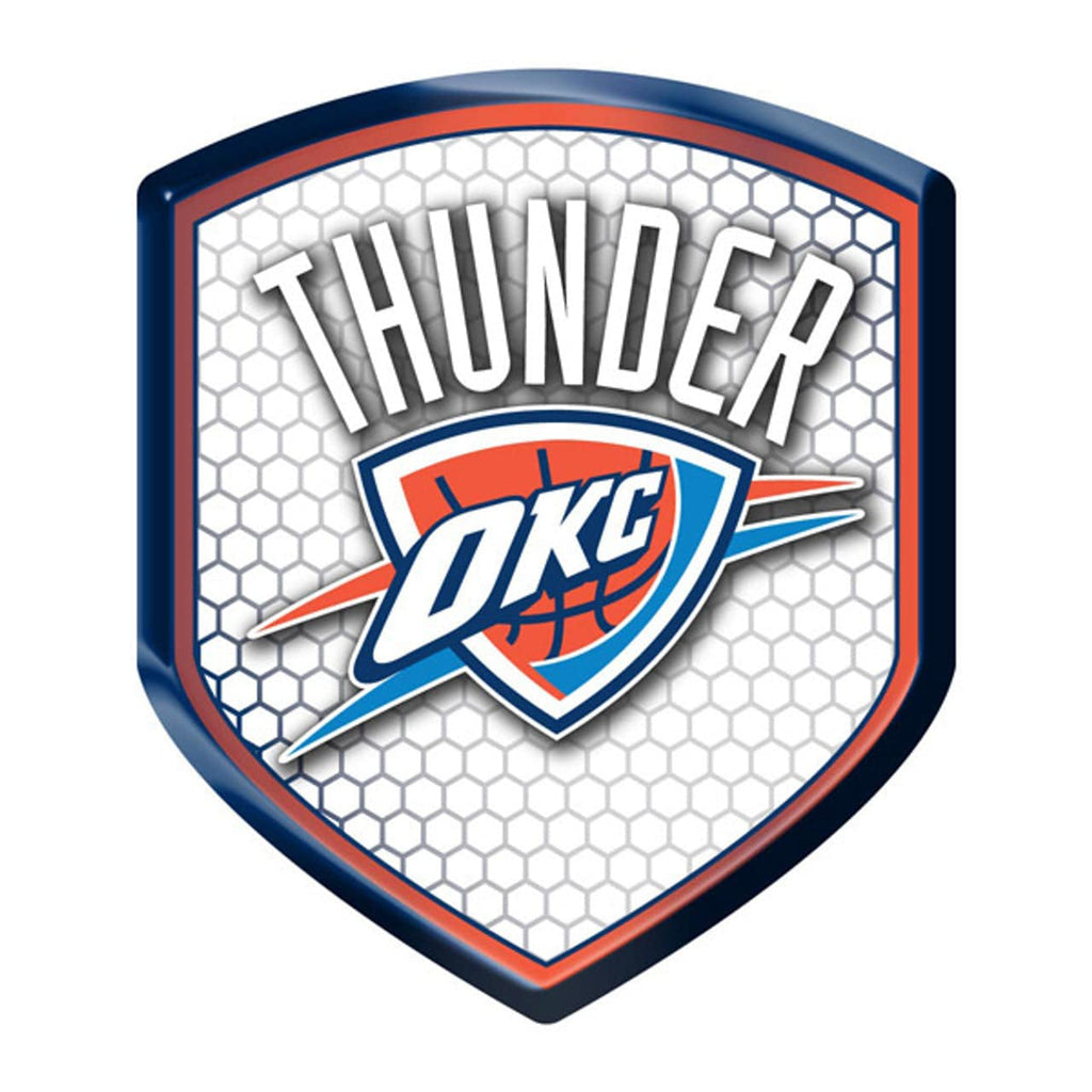 Oklahoma City Thunder Oklahoma City Thunder Decal Shield Style Reflector Style CO 681620628319