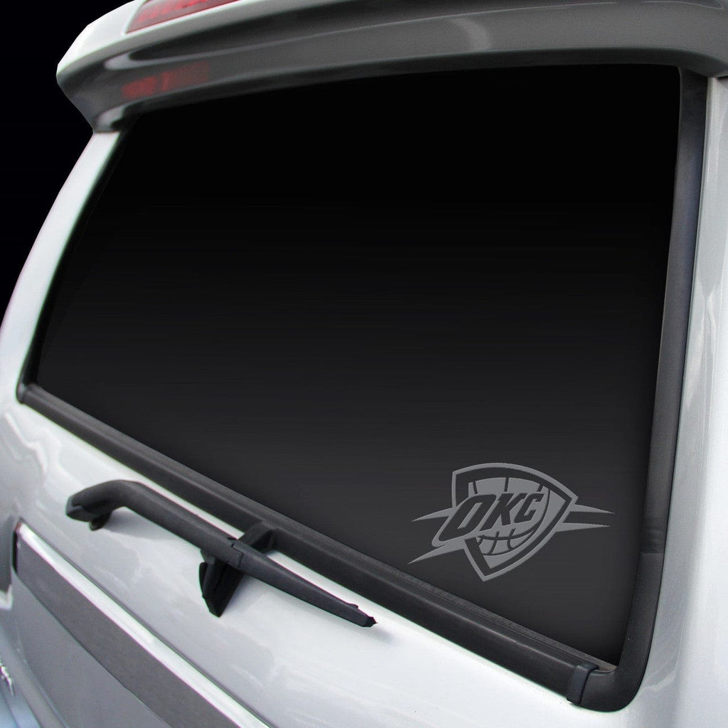 Decals Misc. Oklahoma City Thunder Decal Window Graphic Chrome 094746490171