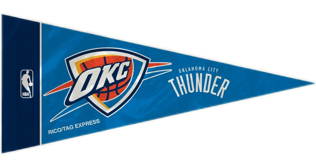 Pennant Mini 8 Piece Oklahoma City Thunder Pennant Set Mini 8 Piece 094746444976