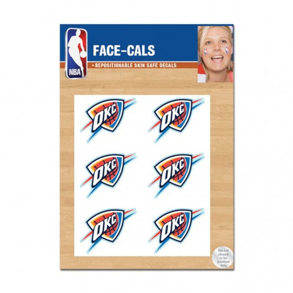 Face Cals Oklahoma City Thunder Tattoo Face Cals Special Order 614934737989