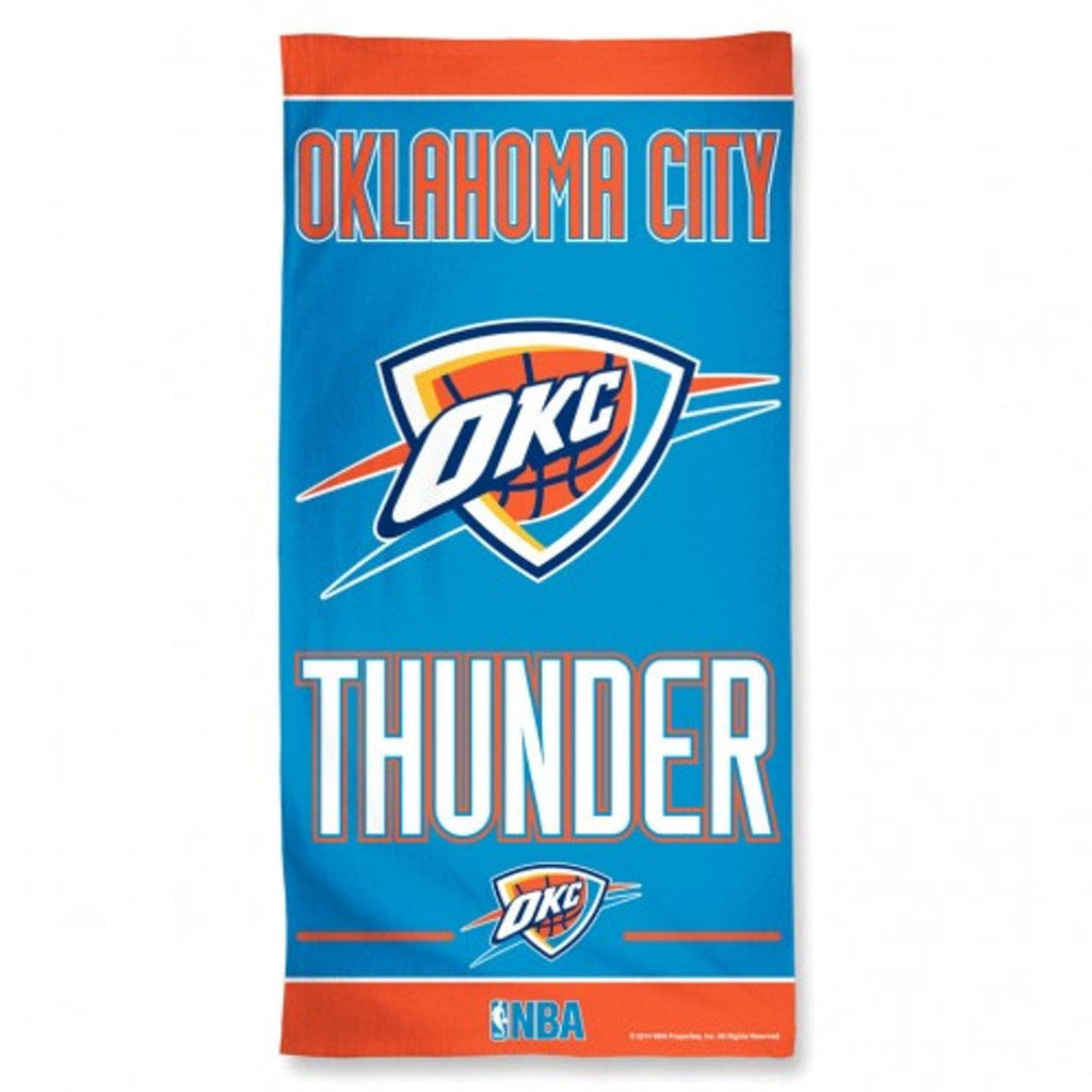 Towel Beach 30x60 Oklahoma City Thunder Towel 30x60 Beach Style 099606187055