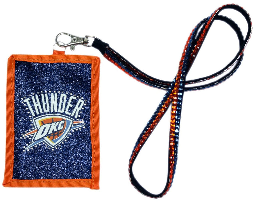 Wallet Beaded Lanyard Style Oklahoma City Thunder Wallet Beaded Lanyard Style 094746544140