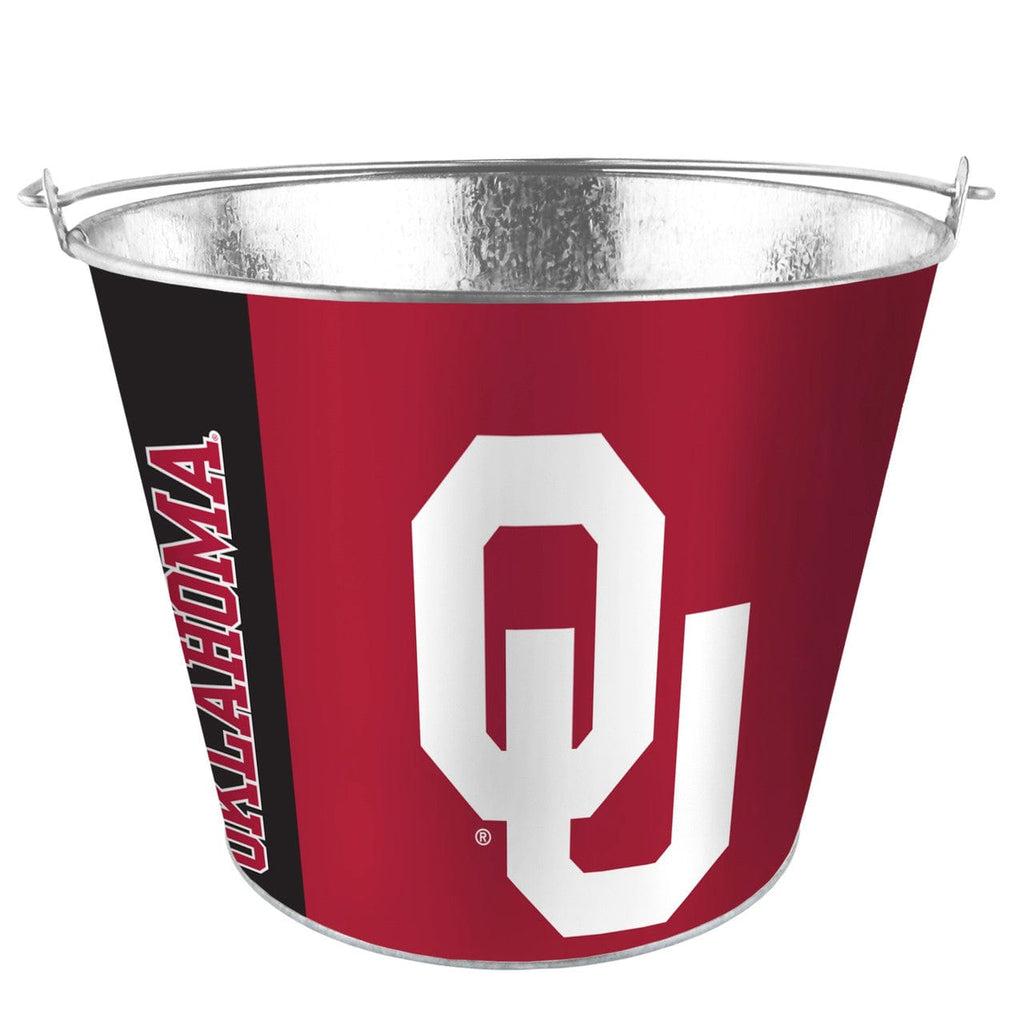5 Quart Buckets Oklahoma Sooners Bucket 5 Quart Hype Design Special Order 192254181298