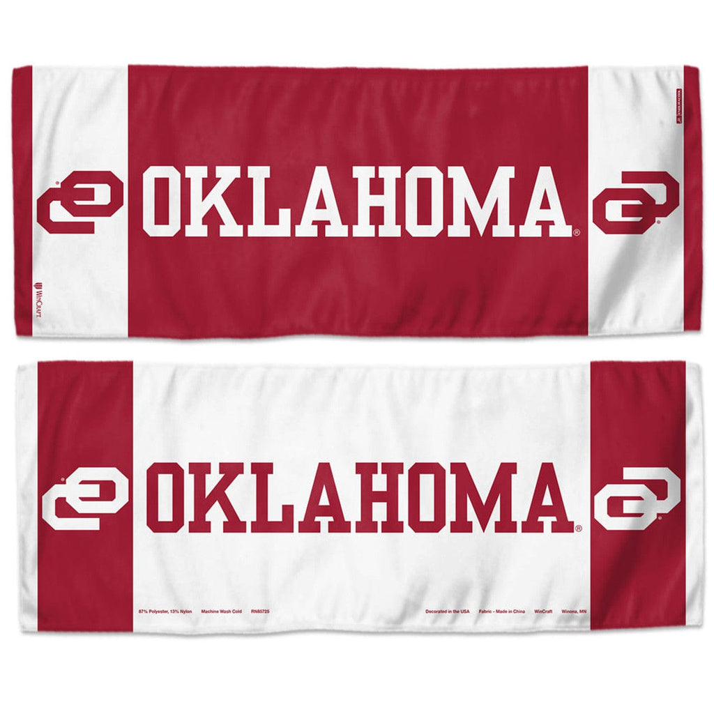Towel Cooling Oklahoma Sooners Cooling Towel 12x30 - Special Order 099606230959
