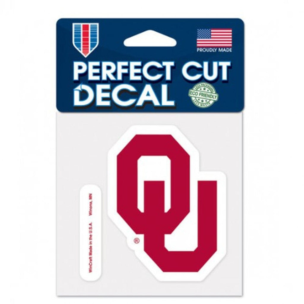 Decal 4x4 Perfect Cut Color Oklahoma Sooners Decal 4x4 Perfect Cut Color 032085489104