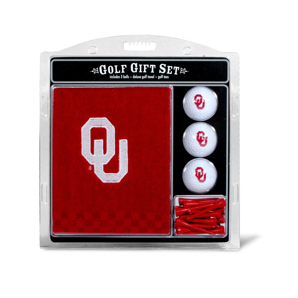 Golf Gift Set with Towel Oklahoma Sooners Golf Gift Set with Embroidered Towel 637556244208