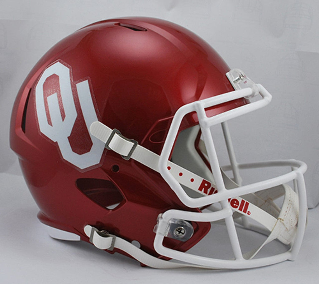 Helmets Full Size Replica Oklahoma Sooners Helmet Riddell Replica Full Size Speed Style 095855899268