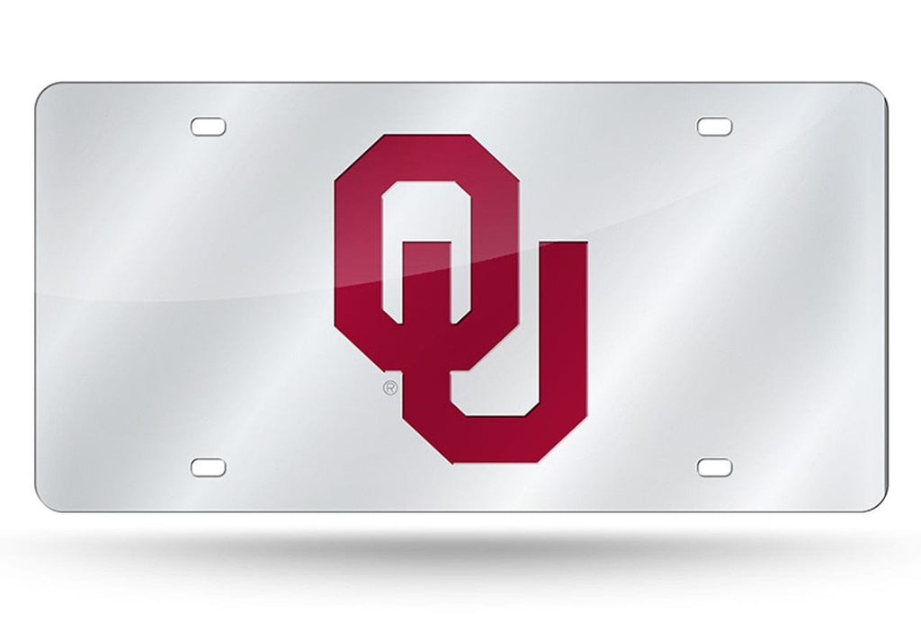 License Plate Laser Cut Oklahoma Sooners License Plate Laser Cut Silver 767345492500