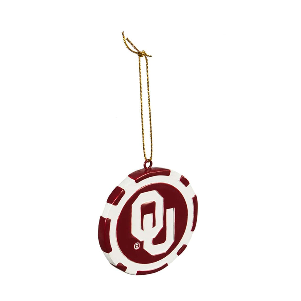 Ornament Game Chip Oklahoma Sooners Ornament Game Chip 808412961694