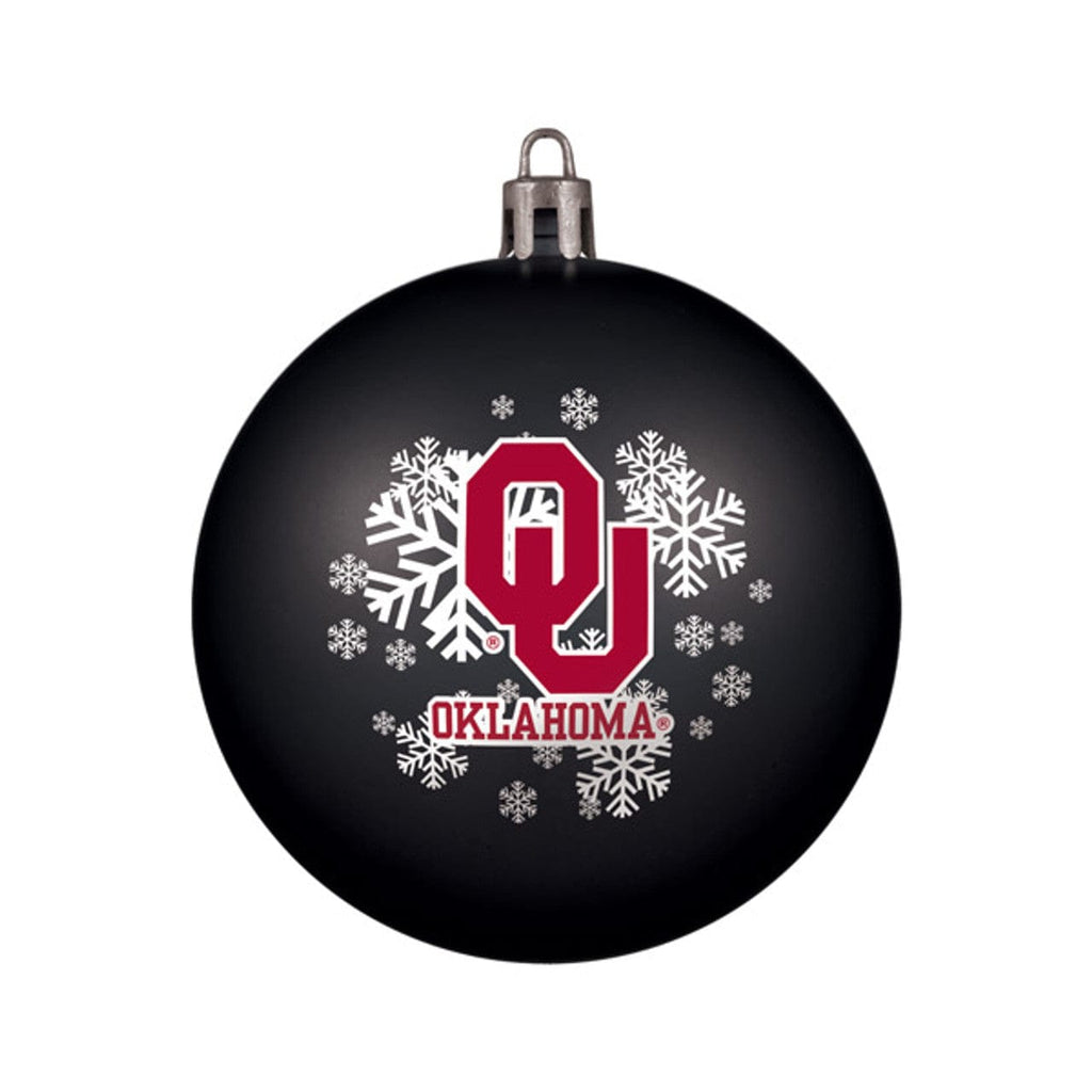 Oklahoma Sooners Oklahoma Sooners Ornament Shatterproof Ball Special Order 040766968015