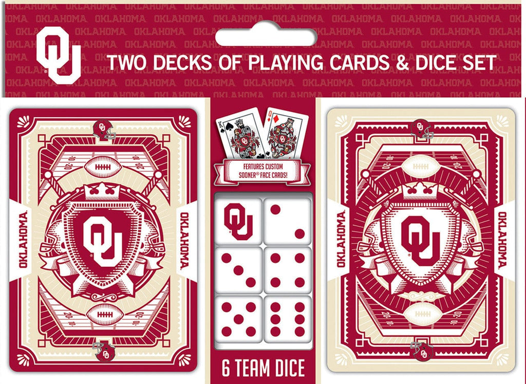 Playing Cards and Dice Set Oklahoma Sooners Playing Cards and Dice Set 705988013522