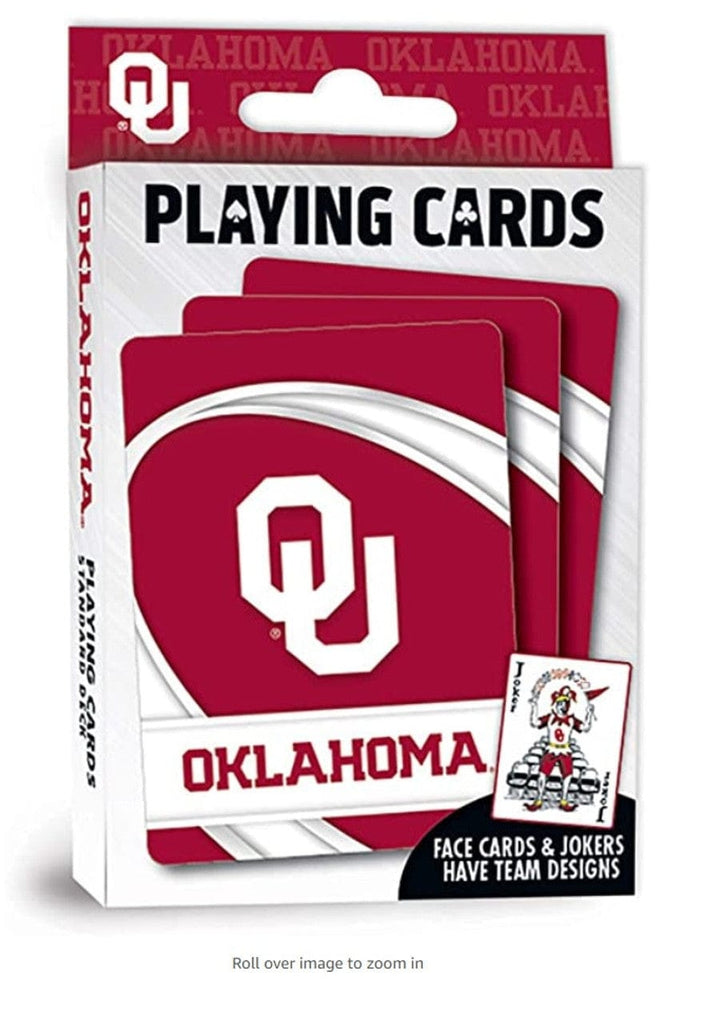 Playing Cards Oklahoma Sooners Playing Cards Logo 705988917752
