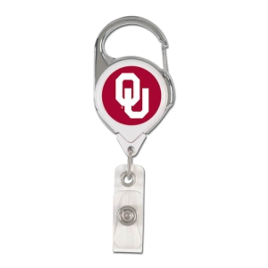 Badge Holders Oklahoma Sooners Retractable Premium Badge Holder 032085470737