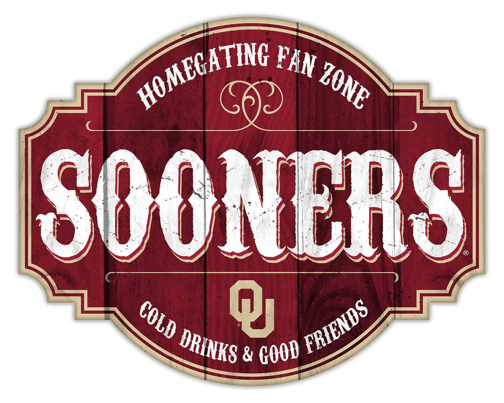 Signs Oklahoma Sooners Sign Wood 12 Inch Homegating Tavern 878461182074