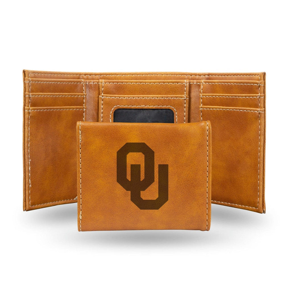 Wallets Oklahoma Sooners Wallet Trifold Laser Engraved 767345897435