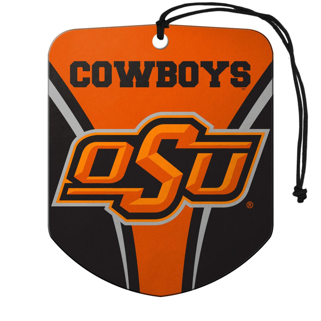 Air Fresheners Oklahoma State Cowboys Air Freshener Shield Design 2 Pack - Special Order 681620556513