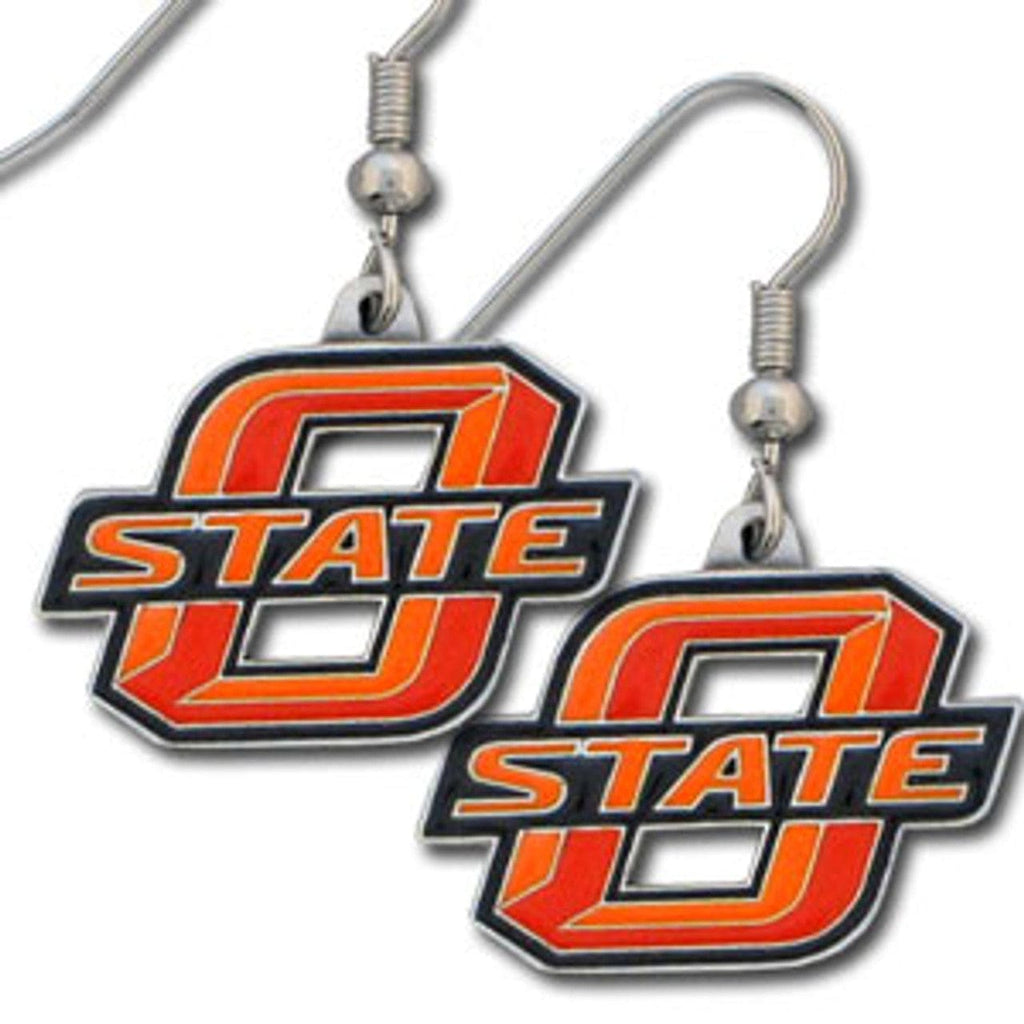 Jewelry Earrings Dangle Oklahoma State Cowboys Dangle Earrings 754603481581