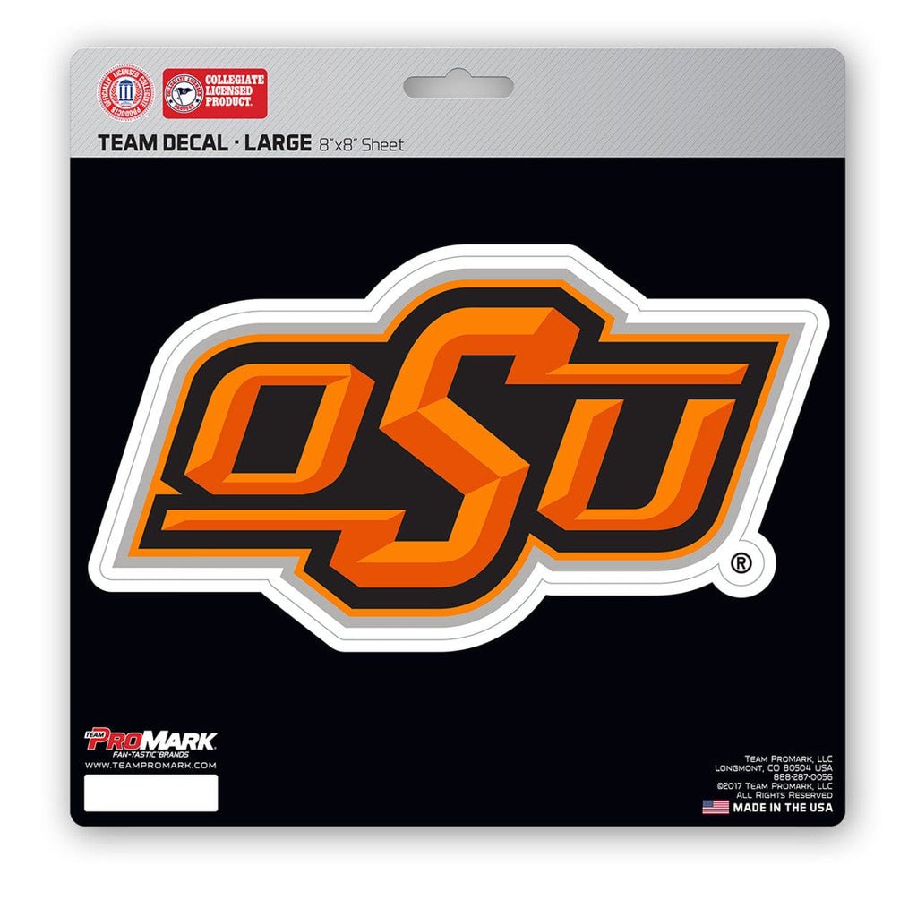 Decal 8x8 Die Cut Oklahoma State Cowboys Decal 8x8 Die Cut - Special Order 681620296518