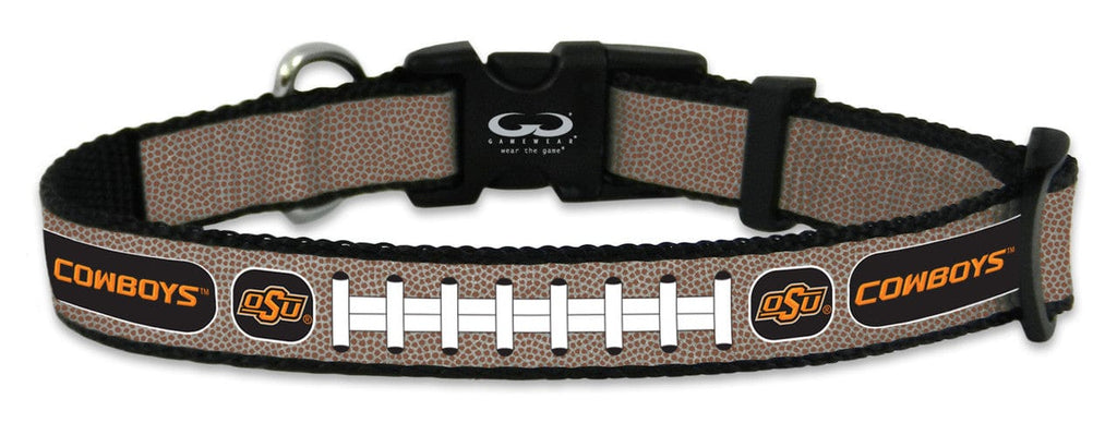 Oklahoma State Cowboys Oklahoma State Cowboys Pet Collar Reflective Football Size Small CO 844214070530