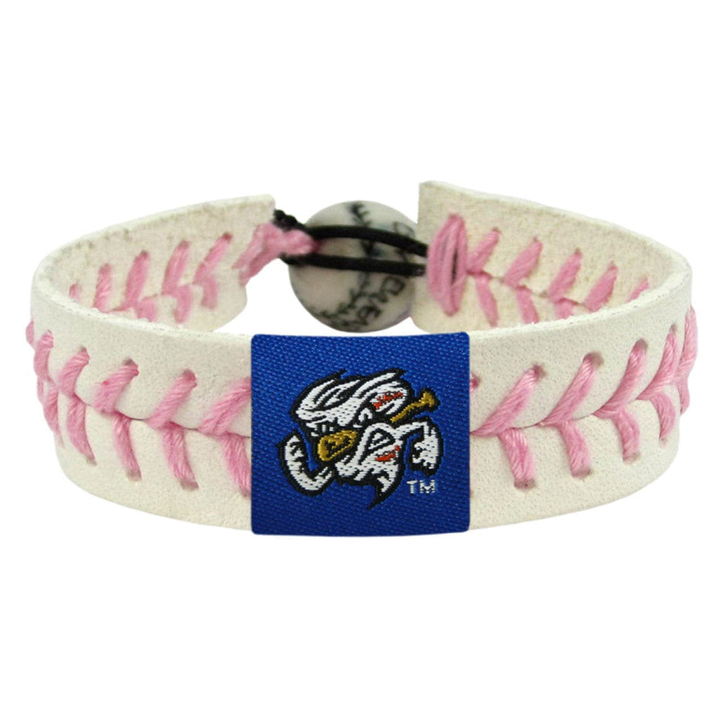 Close-Outs Omaha Storm Chasers Bracelet Baseball Pink Mascot CO 844214044104