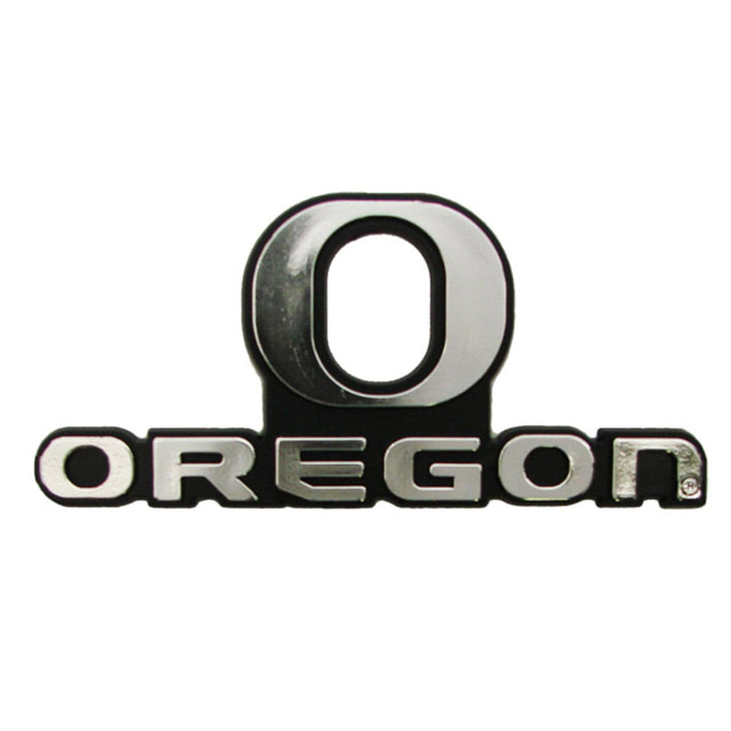 Auto Emblem Chrome Oregon Ducks Auto Emblem - Silver 681620052237