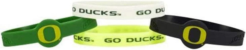 Jewelry Bracelets 4 Packs Oregon Ducks Bracelets 4 Pack Silicone 763264897341
