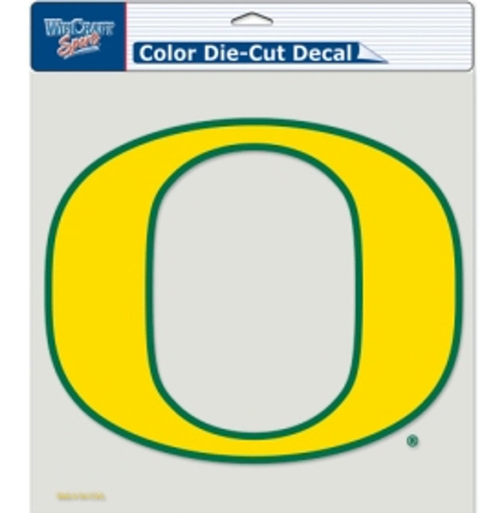 Decal 8x8 Perfect Cut Color Oregon Ducks Decal 8x8 Die Cut Color 032085805225