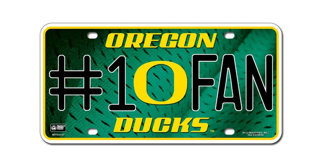 License Plate #1 Fan Oregon Ducks License Plate #1 Fan 094746303150
