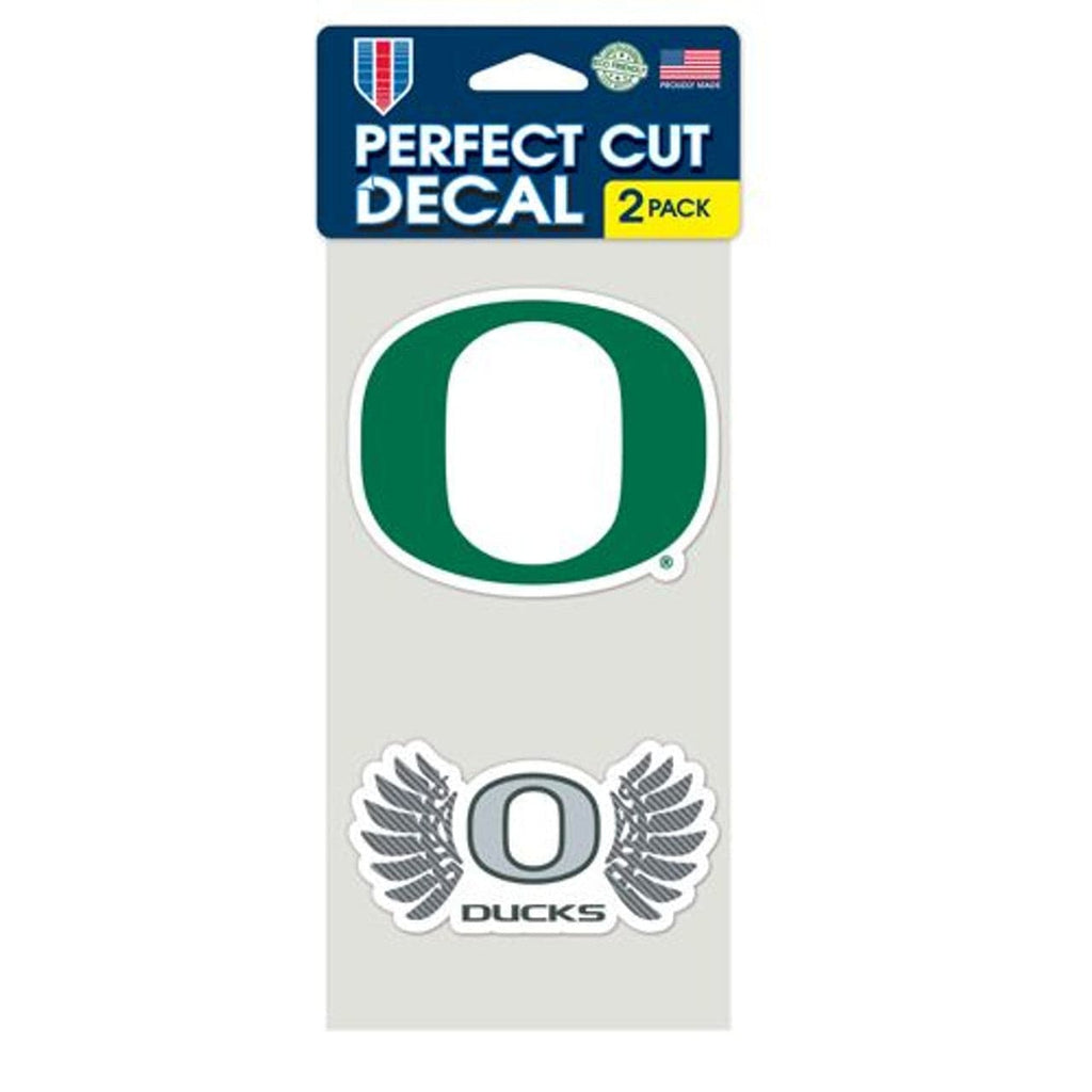 Decal 4x4 Perfect Cut Set of 2 Oregon Ducks Set of 2 Die Cut Decals 032085604798