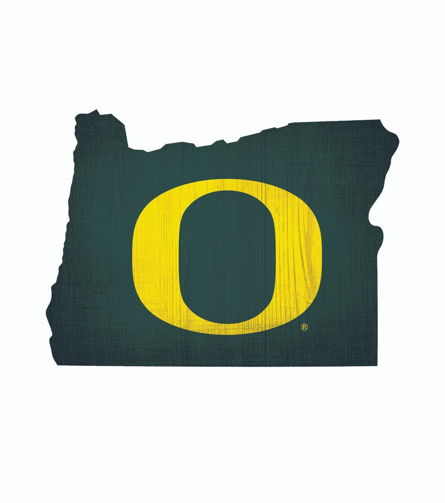 Sign 12 State Shape Oregon Ducks Sign Wood 12 Inch Team Color State Shape Design 878460148965