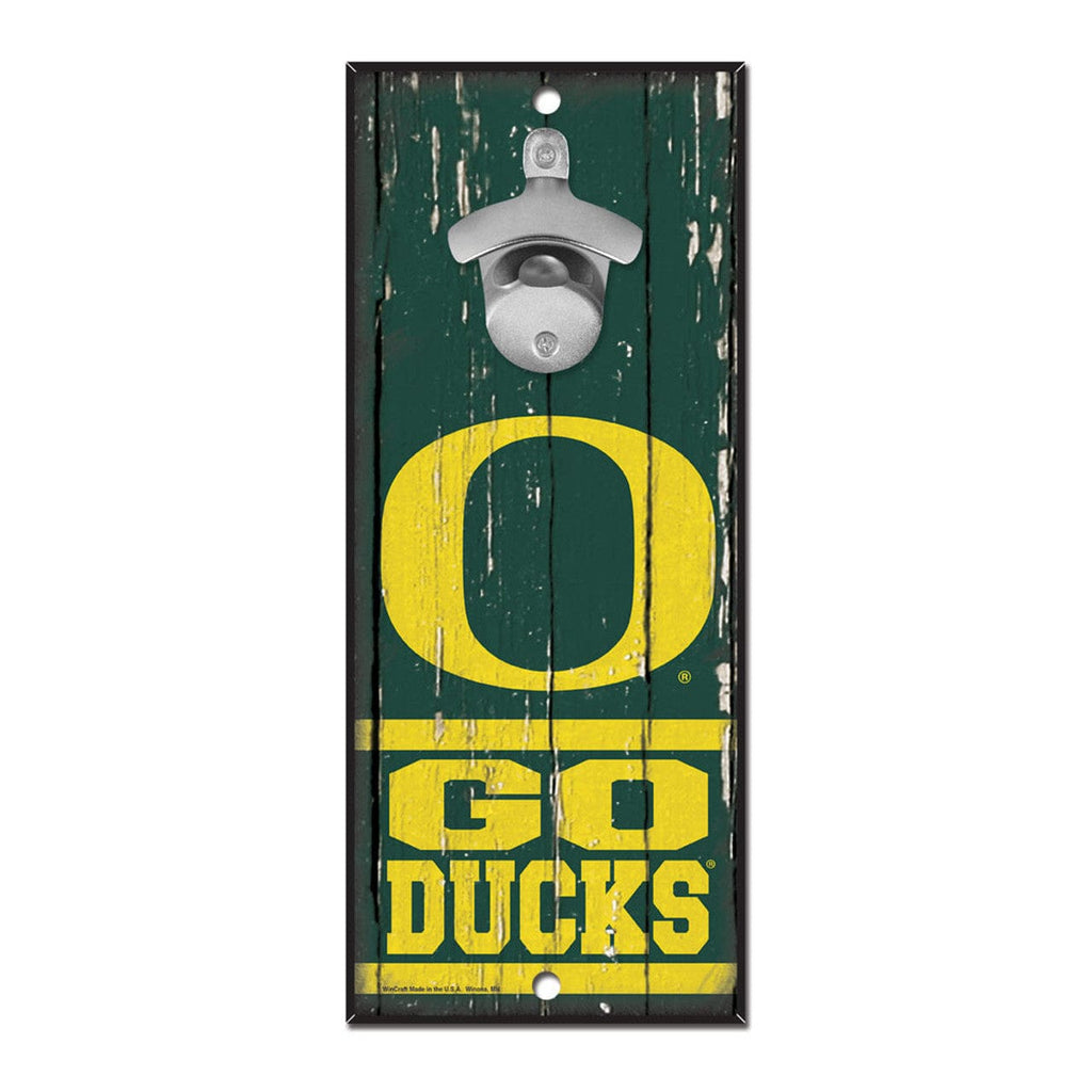 Sign 5x11 Bottle Opener Oregon Ducks Sign Wood 5x11 Bottle Opener 032085522719