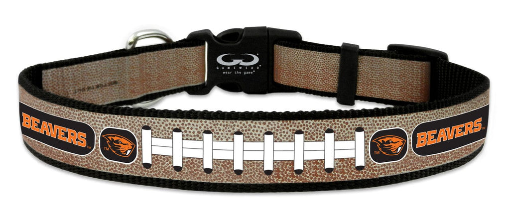 Pet Collar Medium Oregon State Beavers Reflective Medium Football Collar 844214070585