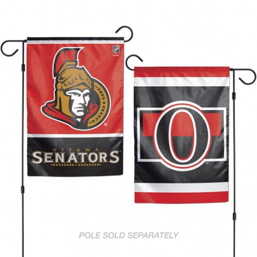 Flags 12x18 Ottawa Senators Flag 12x18 Garden Style 2 Sided - Special Order 032085251831