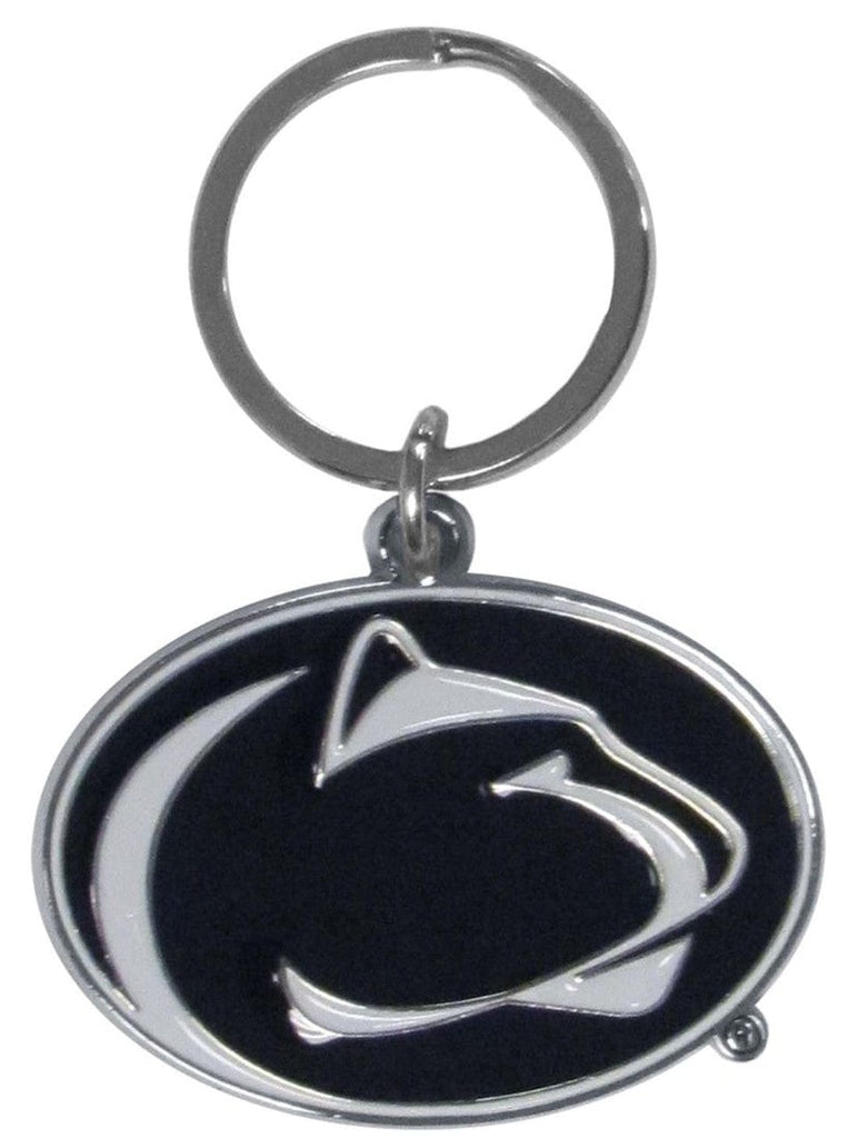 Keychain Logo Cut Style Penn State Nittany Lions Chrome Logo Cut Keychain 754603297304