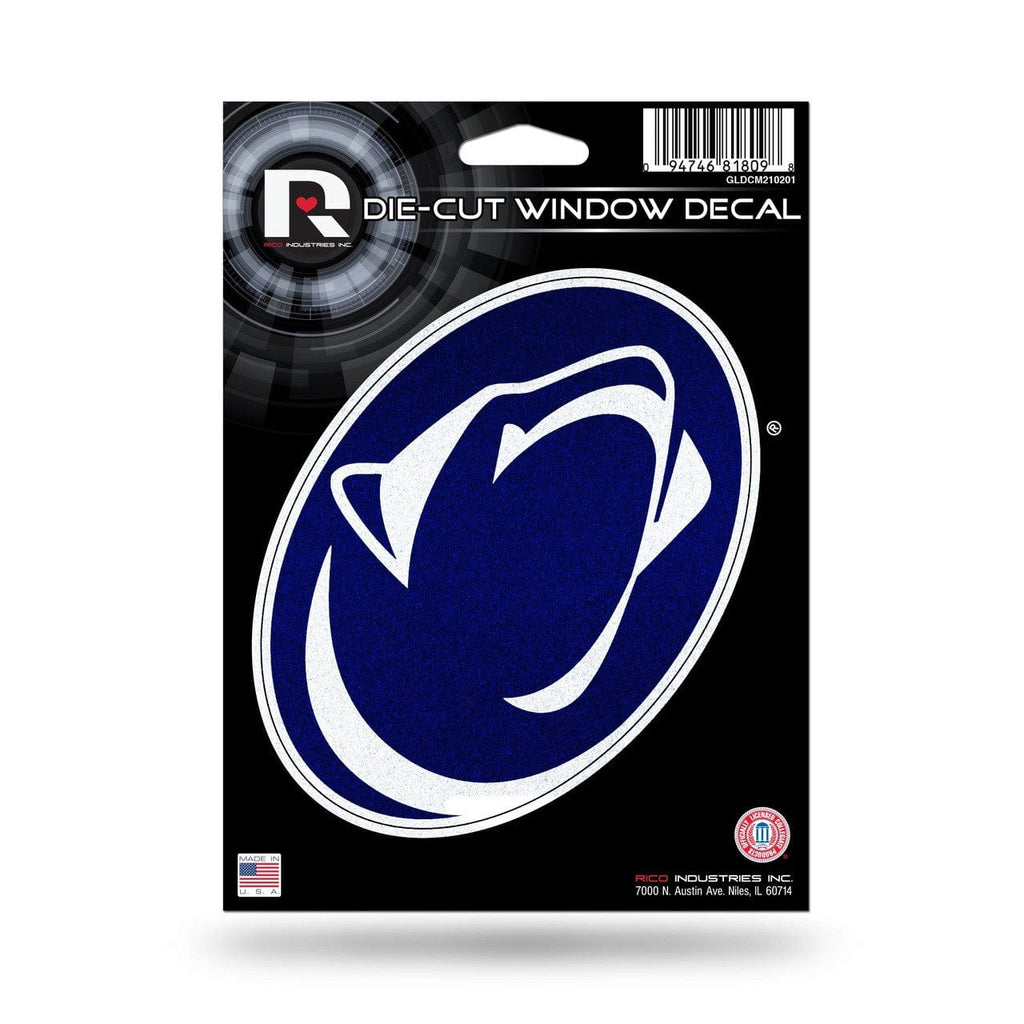 Decal 5x5 Die Cut Bling Penn State Nittany Lions Decal 5.5x5 Die Cut Bling 094746818098