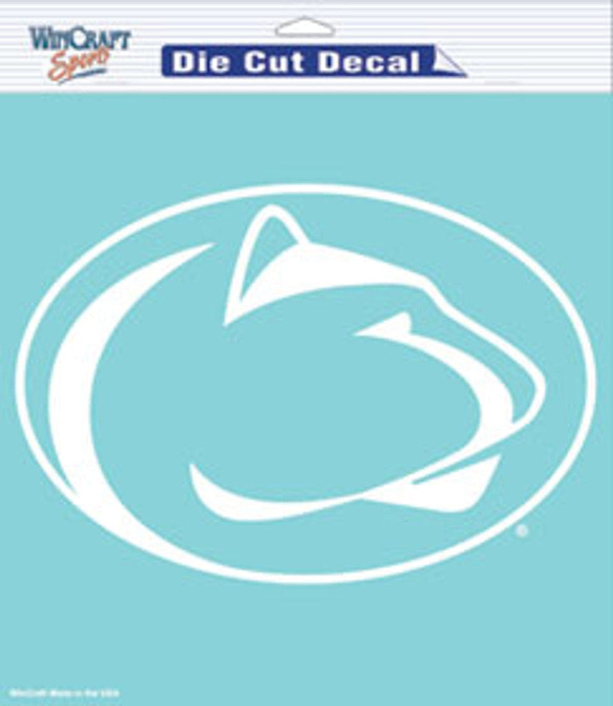 Decal 8x8 Perfect Cut White Penn State Nittany Lions Decal 8x8 Die Cut White 032085365682