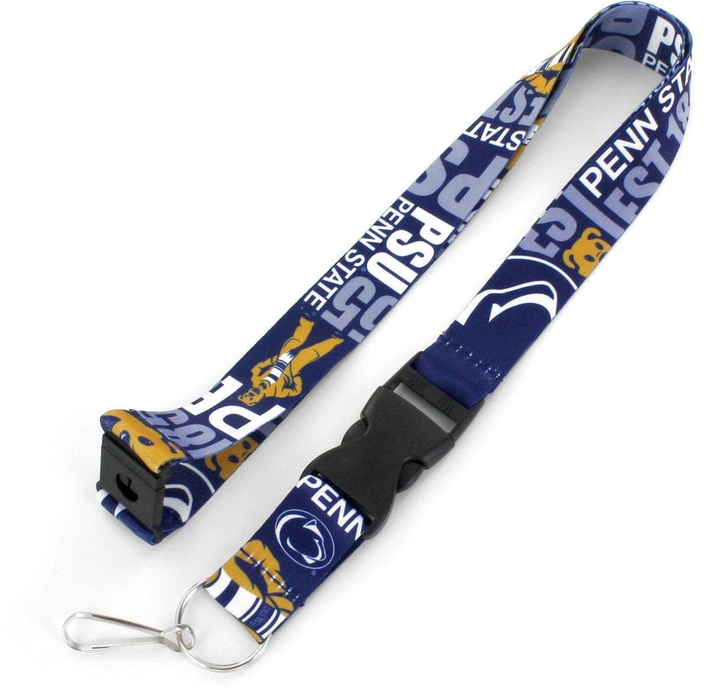 Dynamic Lanyards Penn State Nittany Lions Lanyard Breakaway Style Dynamic Design 763264892377