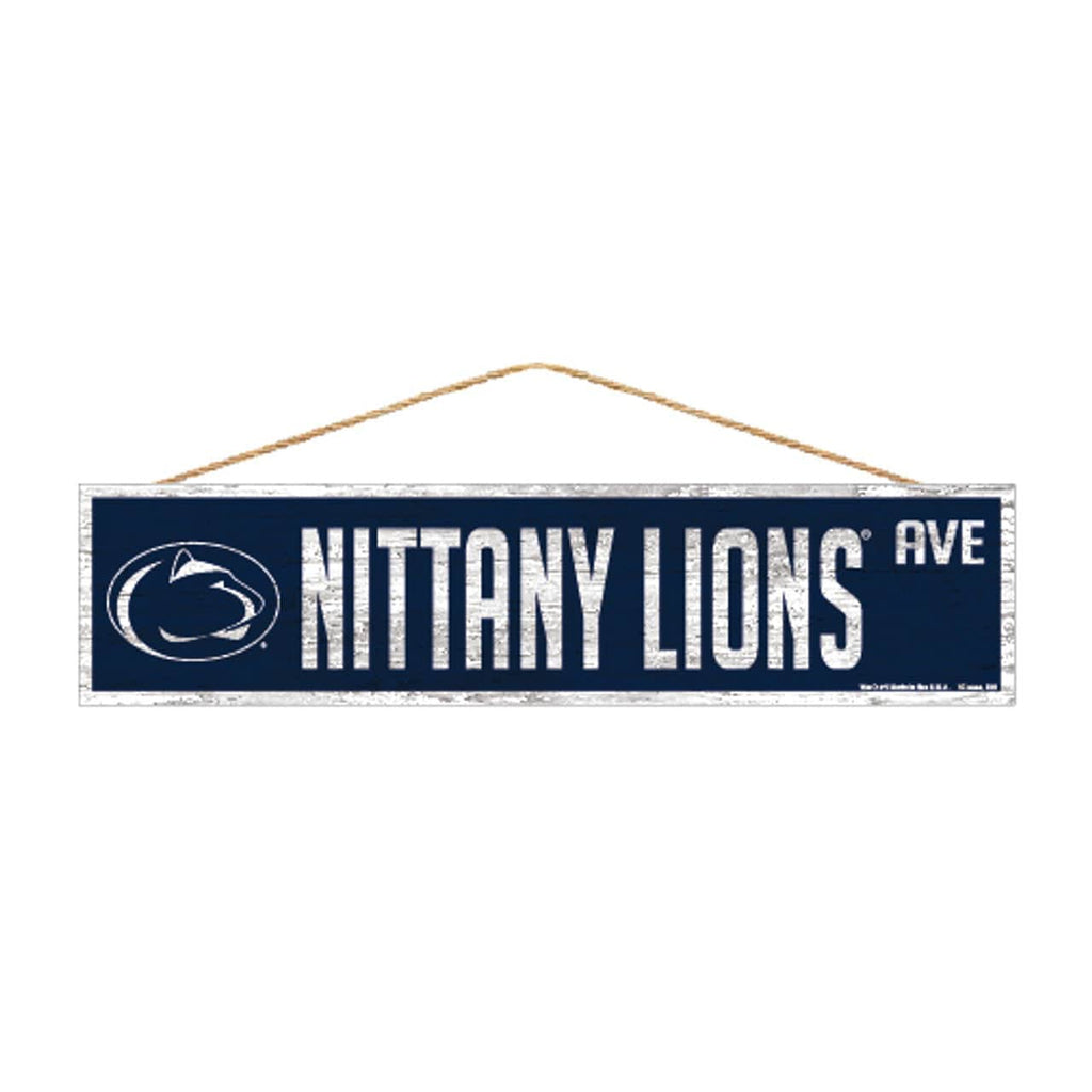 Sign 4x17 Avenue Penn State Nittany Lions Sign 4x17 Wood Avenue Design 032085901231