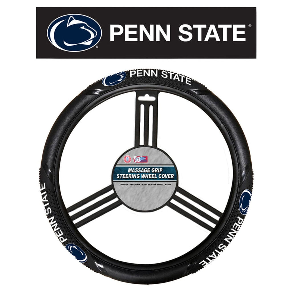 Penn State Nittany Lions Penn State Nittany Lions Steering Wheel Cover Massage Grip Style CO 023245566568